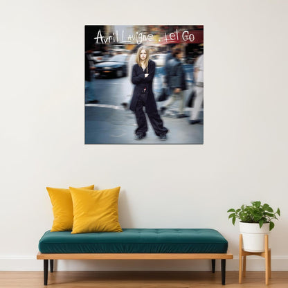 Avril Lavigne Let Go Album Cover Art 00s Pop Rock Music Poster Singer Music Print