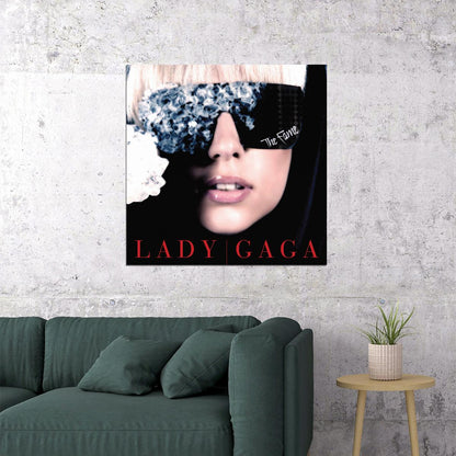 Lady Gaga The Fame Album Cover Art Music Poster Pop Singer Wall Print