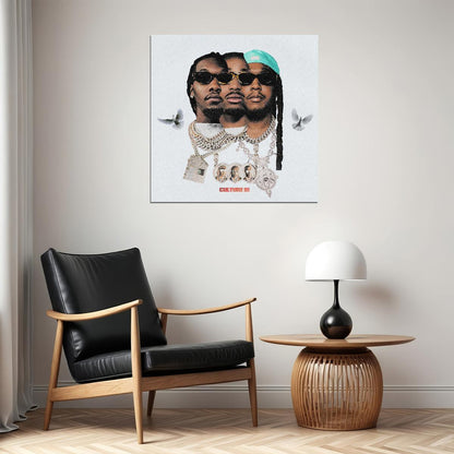 Migos Culture Album Cover Art Music Poster Hip-hop Wall Print