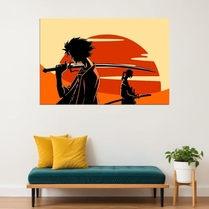 Samurai Champloo Anime Poster Japanese Manga Art Tv Series Wall Art