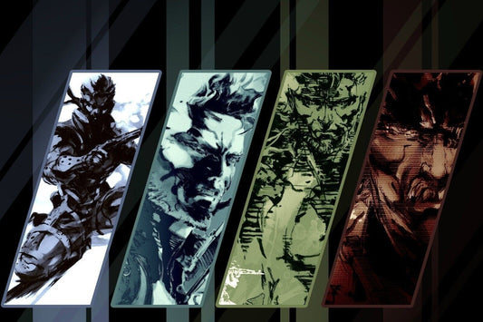 Metal Gear Solid Video Game Poster Gamer Wall Art