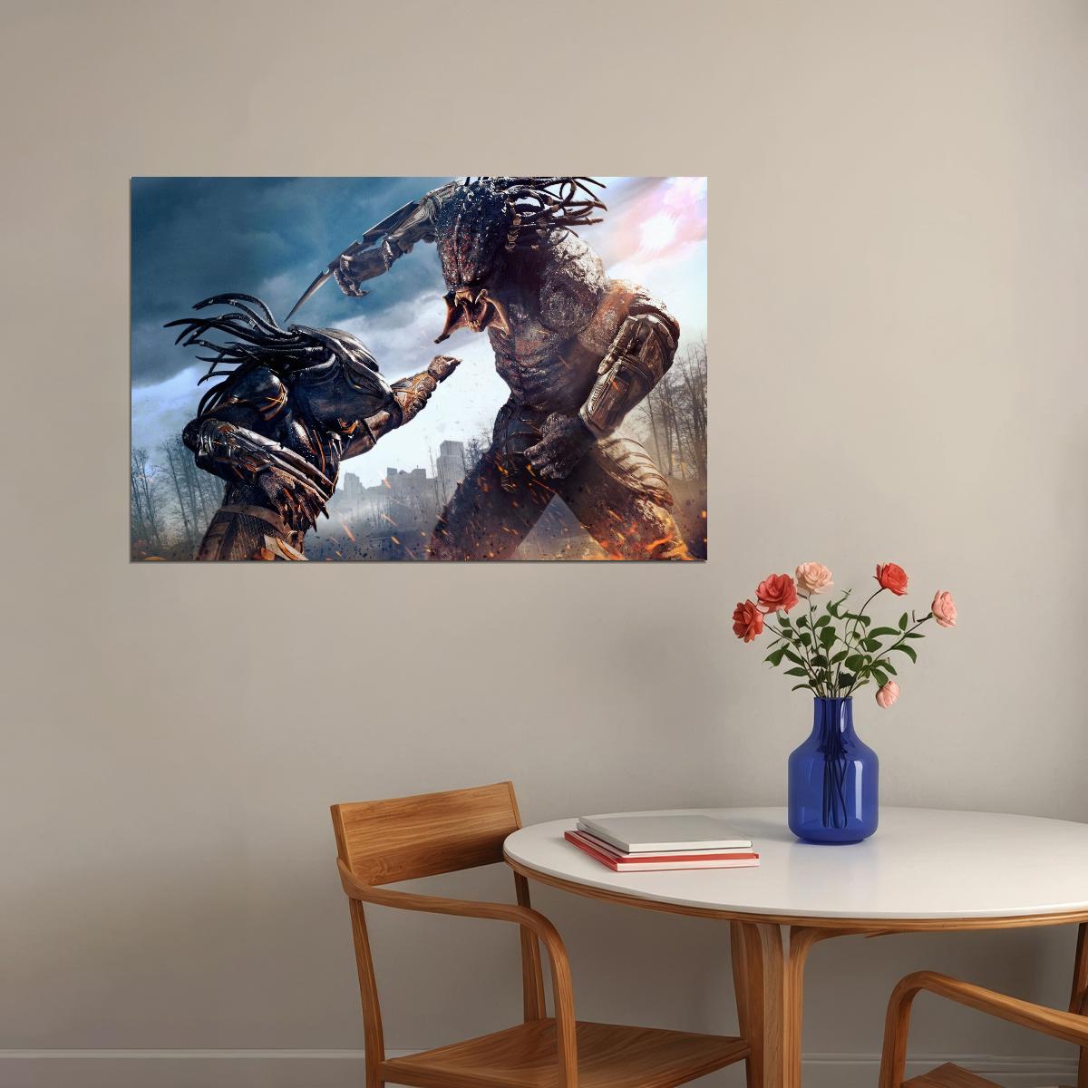 Predator Movie Poster Sci-fi Wall Art Print