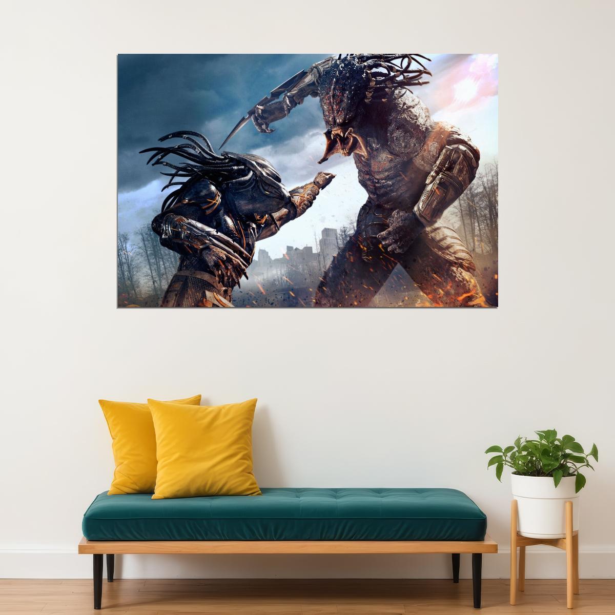 Predator Movie Poster Sci-fi Wall Art Print