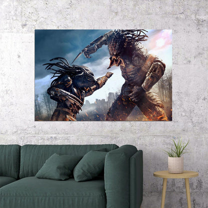 Predator Movie Poster Sci-fi Wall Art Print