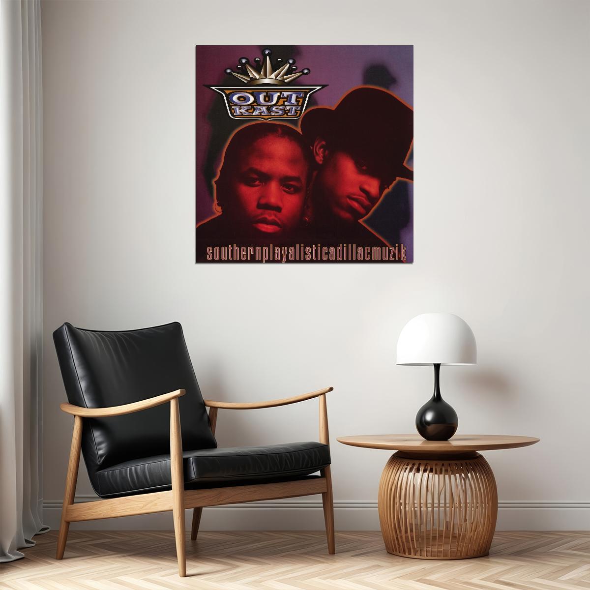 Outkast Southernplayalisticadillacmuzik Album Cover Art Hip-hop Music Poster Wall Print