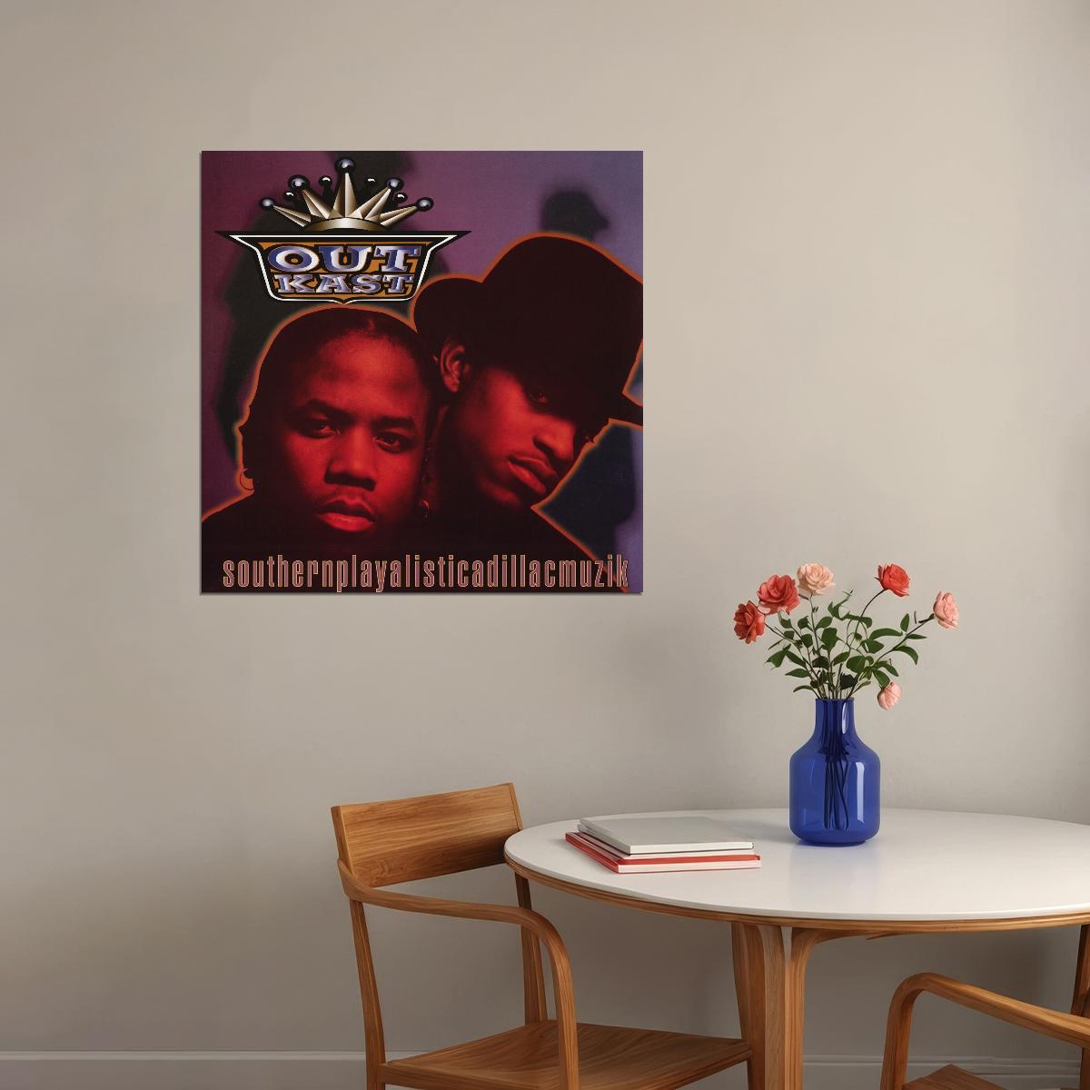 Outkast Southernplayalisticadillacmuzik Album Cover Art Hip-hop Music Poster Wall Print