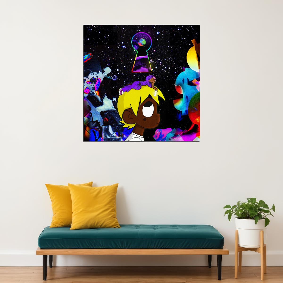 Lil Uzi Vert Rap Music Poster Rapper Wall Art