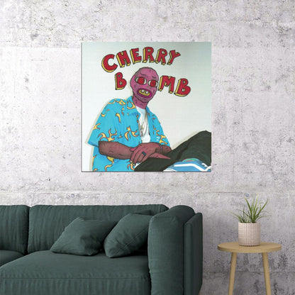 Tyler The Creator Cherry Bomb Album Cover Art Rap Music Poster Iconic Hip Hop Artist Prin