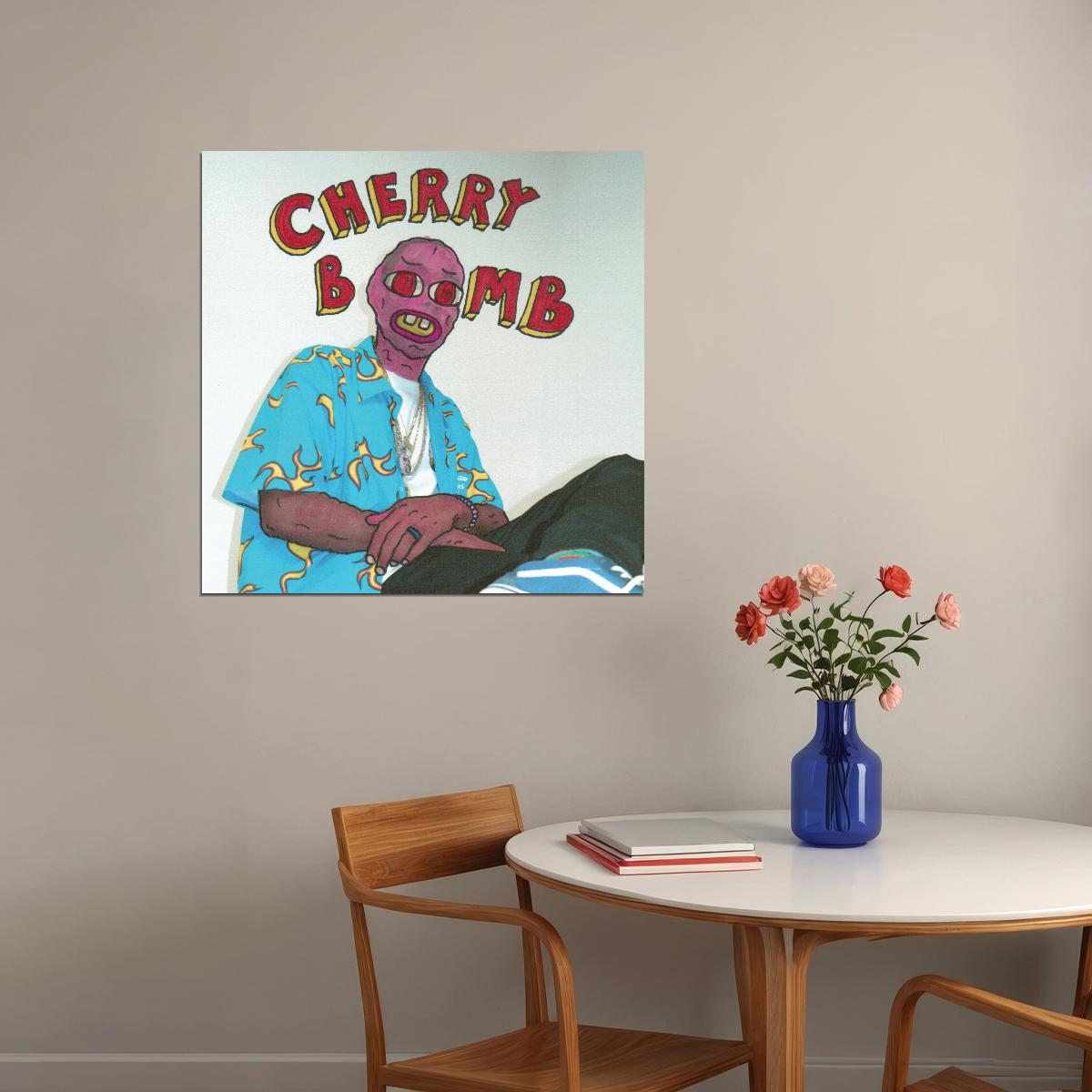 Tyler The Creator Cherry Bomb Album Cover Art Rap Music Poster Iconic Hip Hop Artist Prin