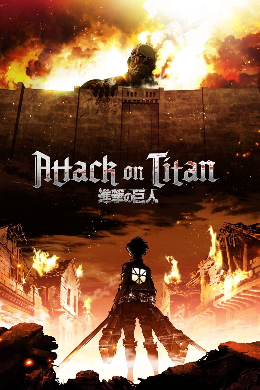 Attack On Titan Anime Poster Japanese Animation Wall Art Manga Series Print