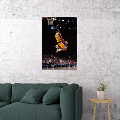 Kobe Bryant Poster Nba Basketball Player Wall Art Motivational Sports Print