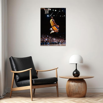 Kobe Bryant Poster Nba Basketball Player Wall Art Motivational Sports Print