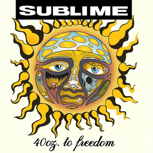 Sublime 40 Oz. To Freedom Album Cover Art Music Poster Ska Punk Band Print