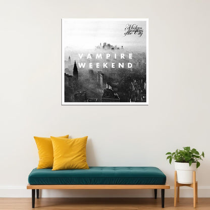 Vampire Weekend Modern Vampires Of The City Album Cover Art Rock Music Poster Iconic Indie Band