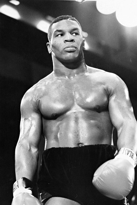 Mike Tyson Boxing Poster Motivational Sports Print Wall Art