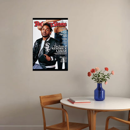 Kendrick Lamar Music Poster Rap Artist Wall Print