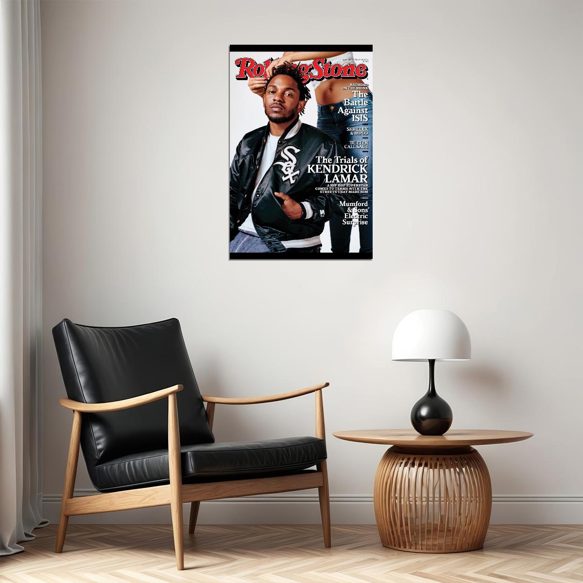 Kendrick Lamar Music Poster Rap Artist Wall Print