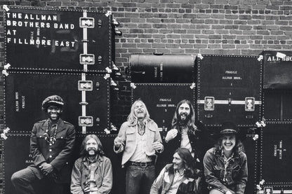 The Allman The Allman Brothers Band Rock Music Poster Iconic Group Wall Artband