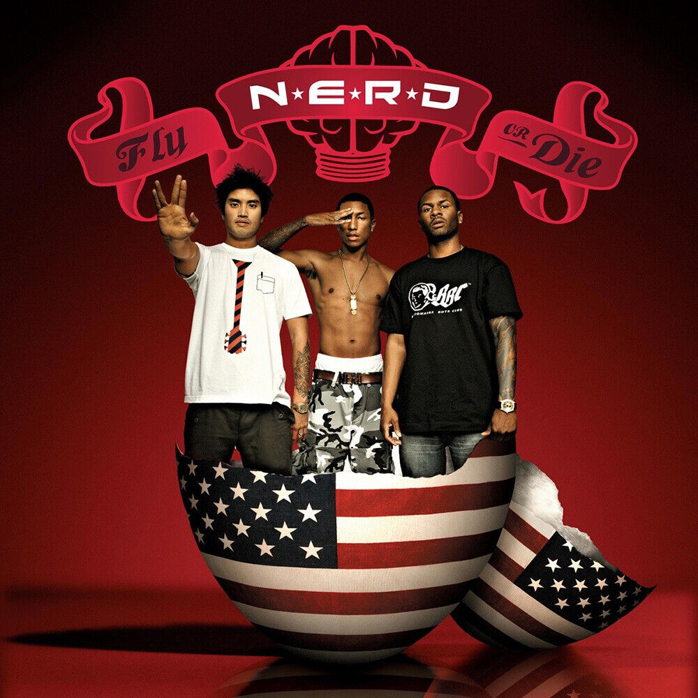 N.e.r.d Fly Or Die Album Cover Art Music Poster Famous Band Wall Print