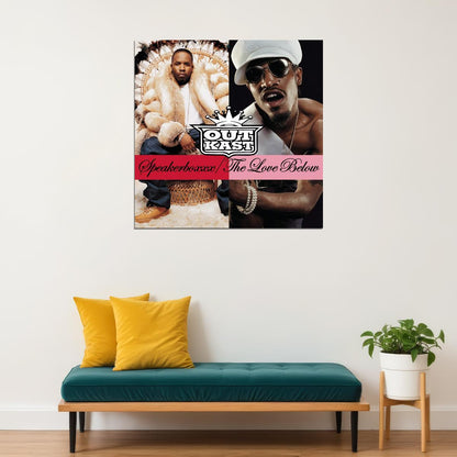 Outkast Speakerboxxx/the Love Below Album Cover Art Hip-hop Music Poster Wall Print