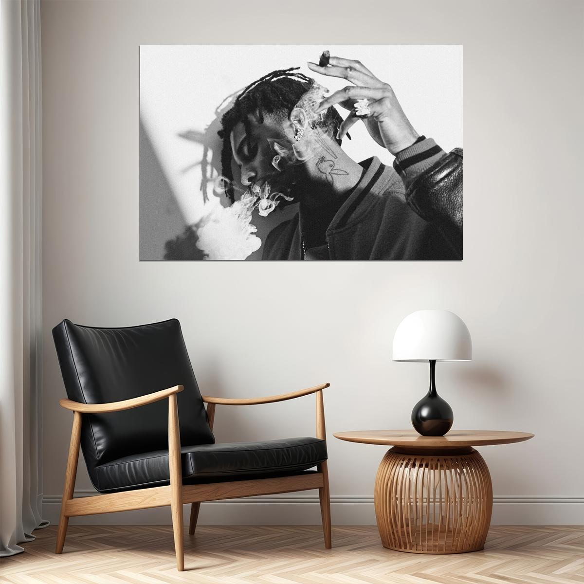 Playboi Carti Music Poster Rap Hip-hop Artist Wall Print