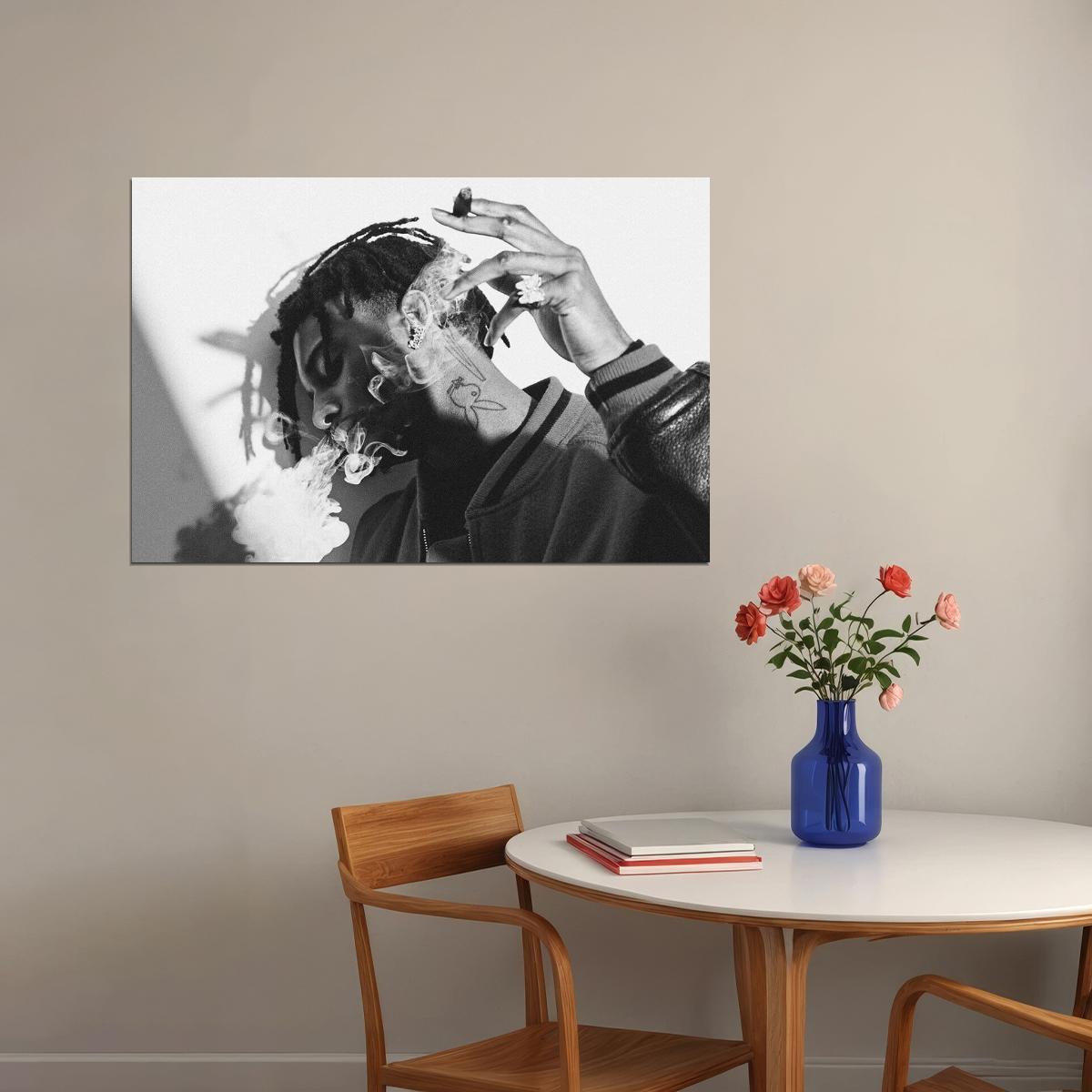 Playboi Carti Music Poster Rap Hip-hop Artist Wall Print