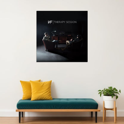 Nf Therapy Session Album Cover Art Rap Hip-hop Music Poster Wall Print