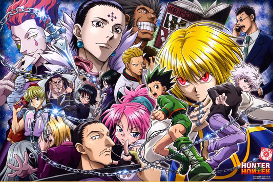 Hunter X Hunter Anime Poster Japanese Animation Wall Art Manga Series Print