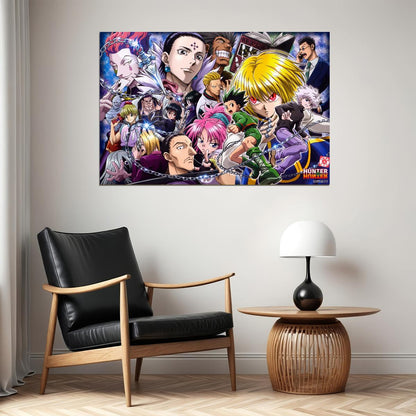 Hunter X Hunter Anime Poster Japanese Animation Wall Art Manga Series Print