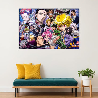 Hunter X Hunter Anime Poster Japanese Animation Wall Art Manga Series Print