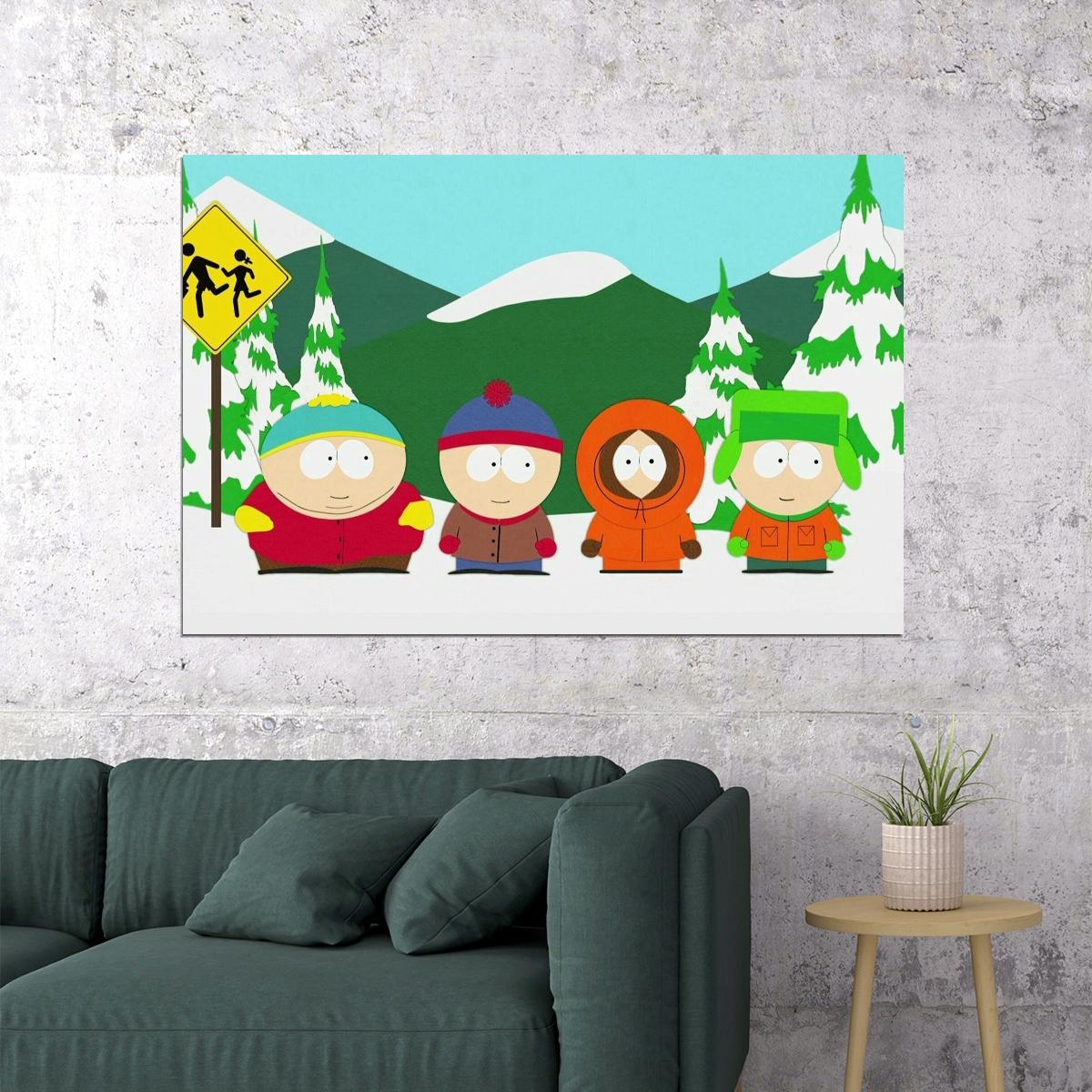 South Park Tv Show Poster Animated Series Print