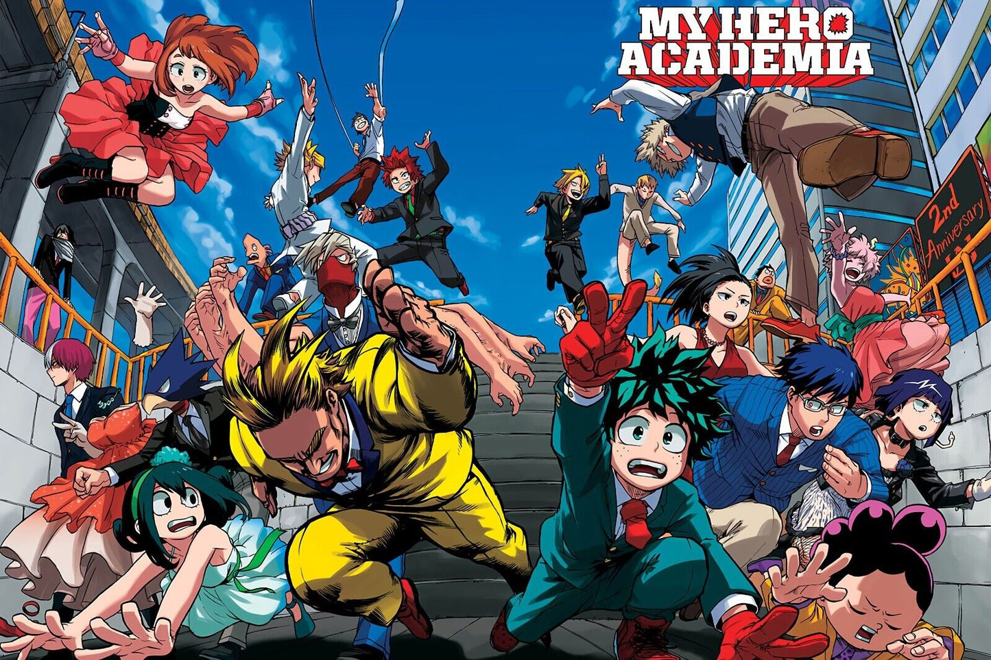 My Hero Academia Anime Poster Japanese Manga Art Wall Print