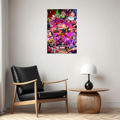 Marvel Vs. Capcom 3 Video Game Poster Gamer Wall Art