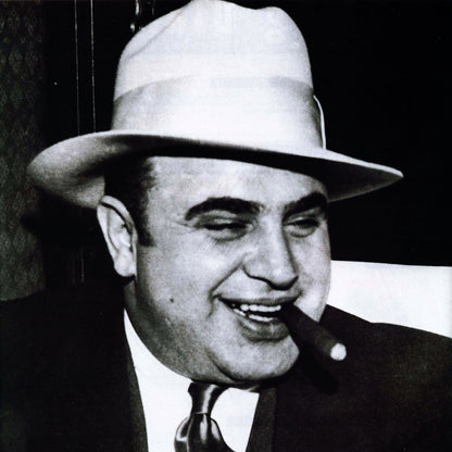 Al Capone Poster Historical Figure Wall Art American Gangster Print