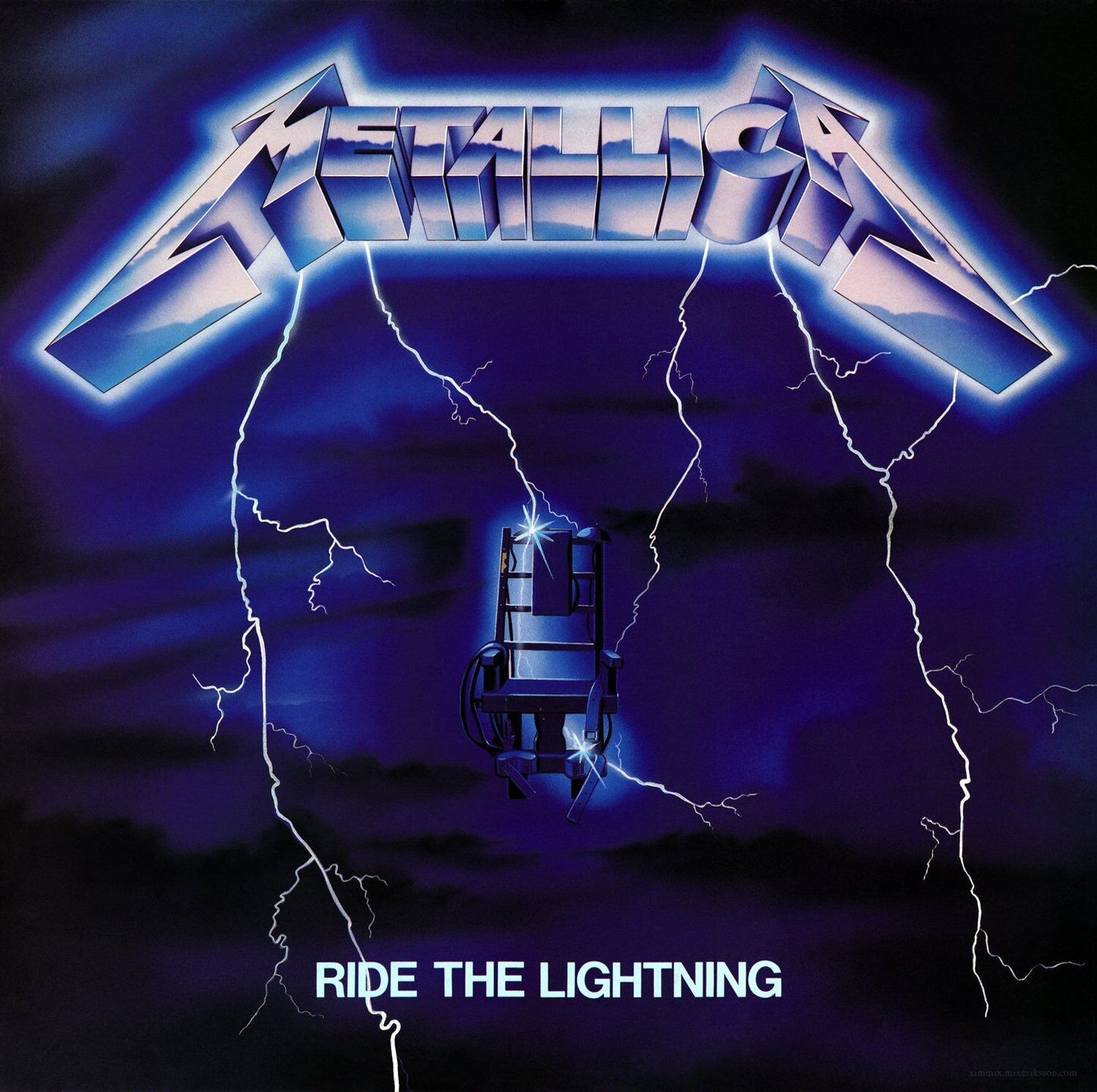 Metallica Ride The Lightning Album Cover Art Music Poster Heavy Metal Wall Print