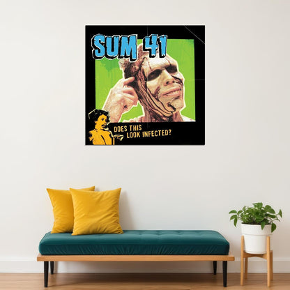 Sum 41 Does This Look Infected? Album Cover Art Music Poster Iconic Punk Rock Band Print