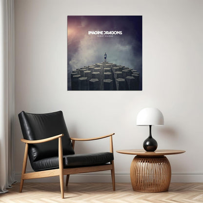 Imagine Dragons Night Visions Album Cover Art Rock Music Poster Band Music Print