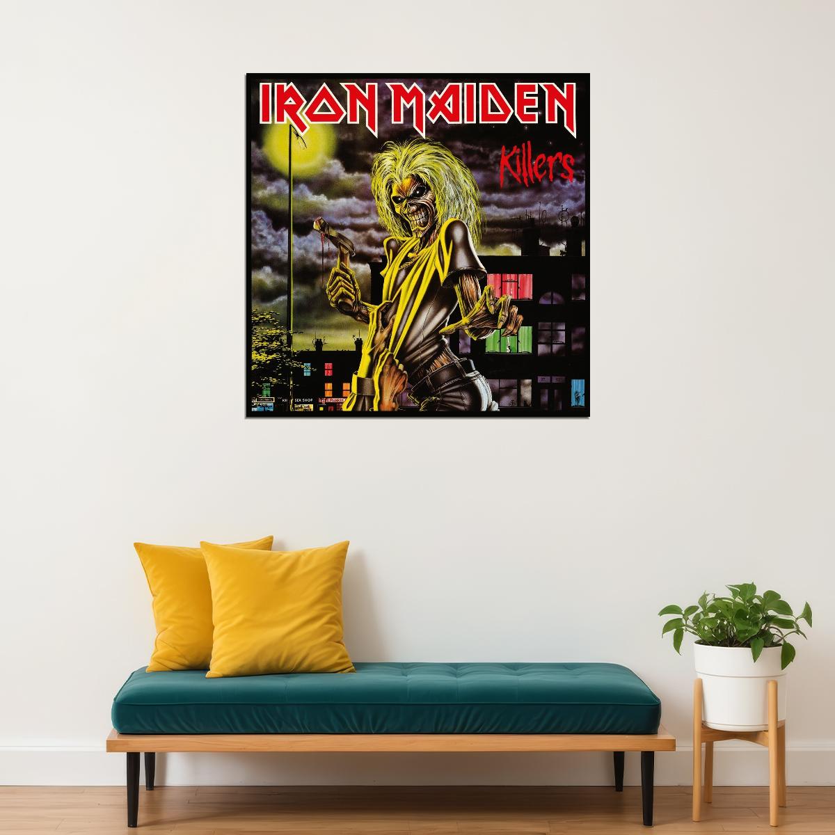 Iron Maiden Killers Album Cover Art Heavy Metal Music Poster Rock Band Music Print