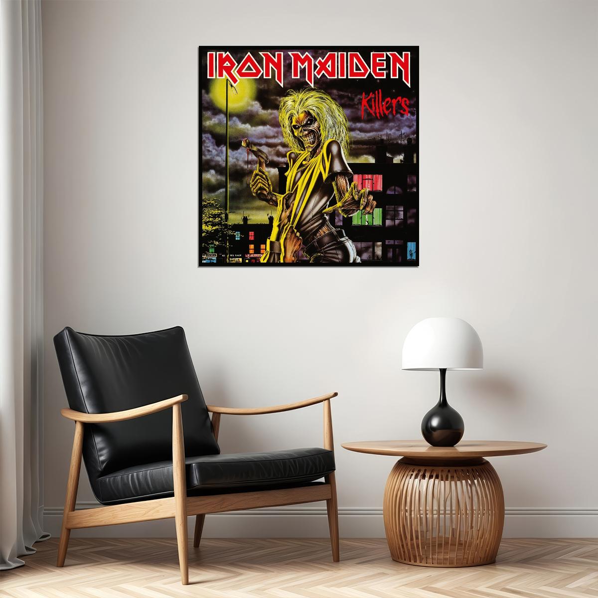 Poster - Iron Maiden Killers Album Cover Art Heavy Metal Music