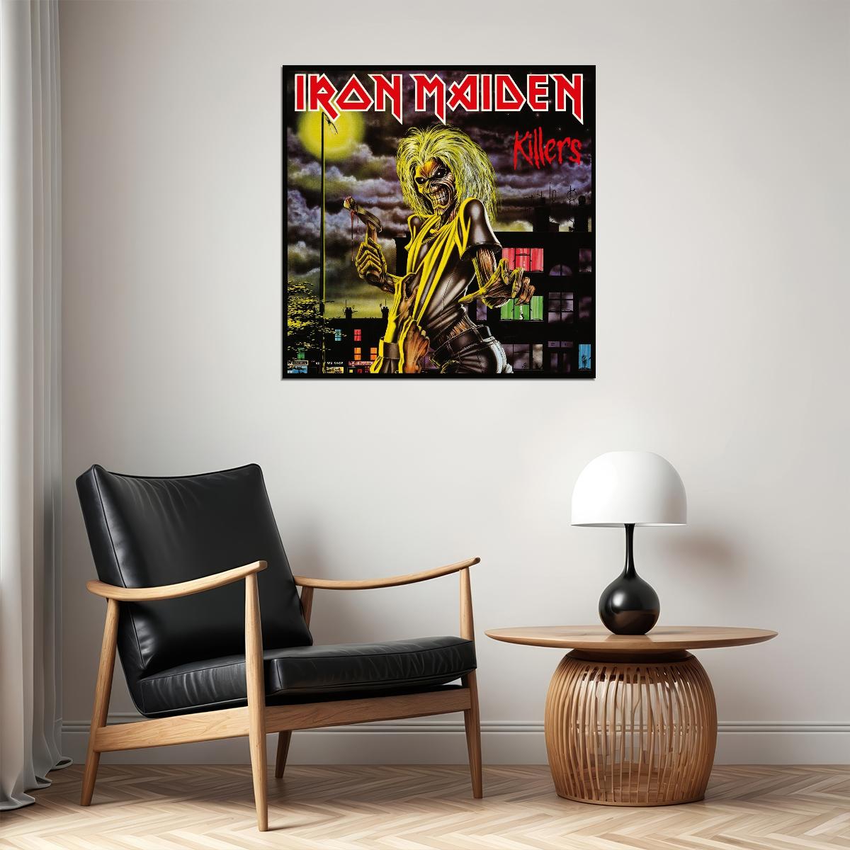 Iron Maiden Killers Album Cover Art Heavy Metal Music Poster Rock Band Music Print