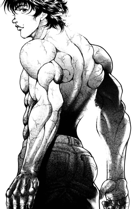 Baki The Grappler Anime Poster Japanese Animation Wall Art Martial Arts Manga Print