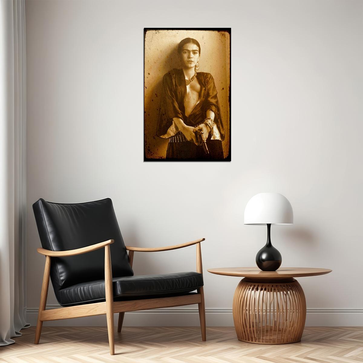 Frida Kahlo Art Poster Iconic Painter Wall Art Inspirational Artist Print