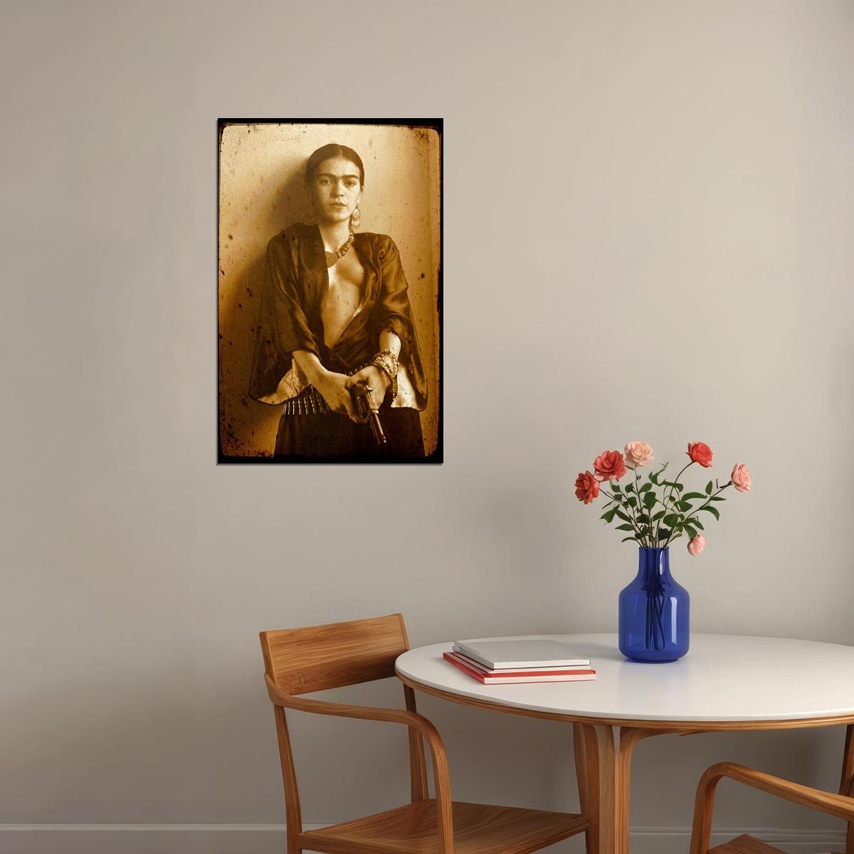 Frida Kahlo Art Poster Iconic Painter Wall Art Inspirational Artist Print