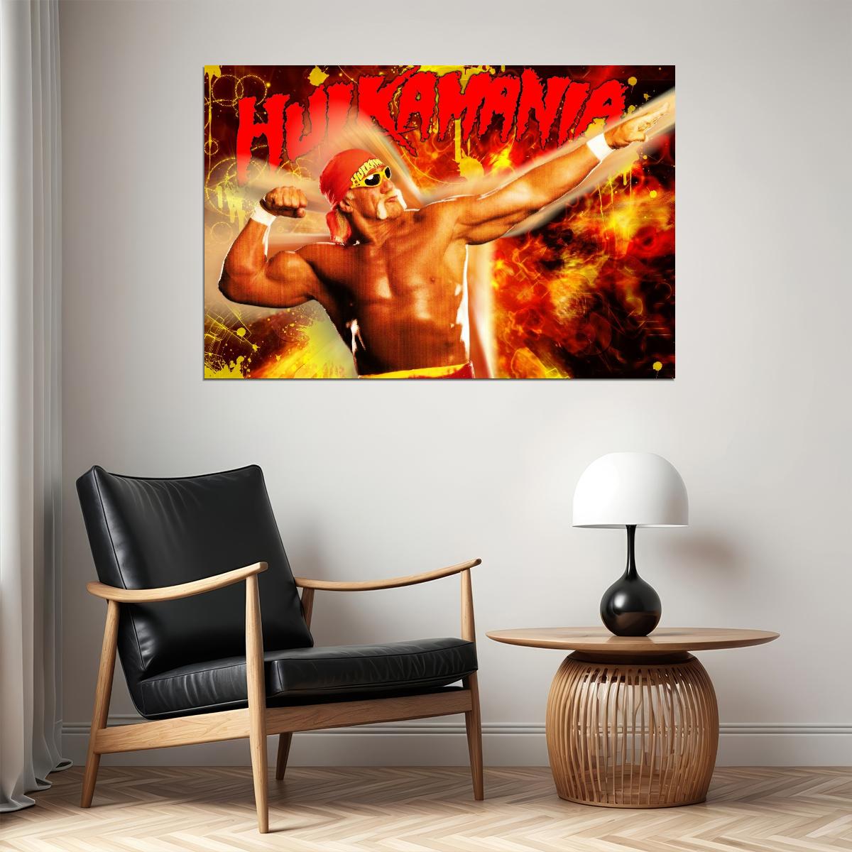 WWE Legendary Moments Poster Hogan WWF hotsell