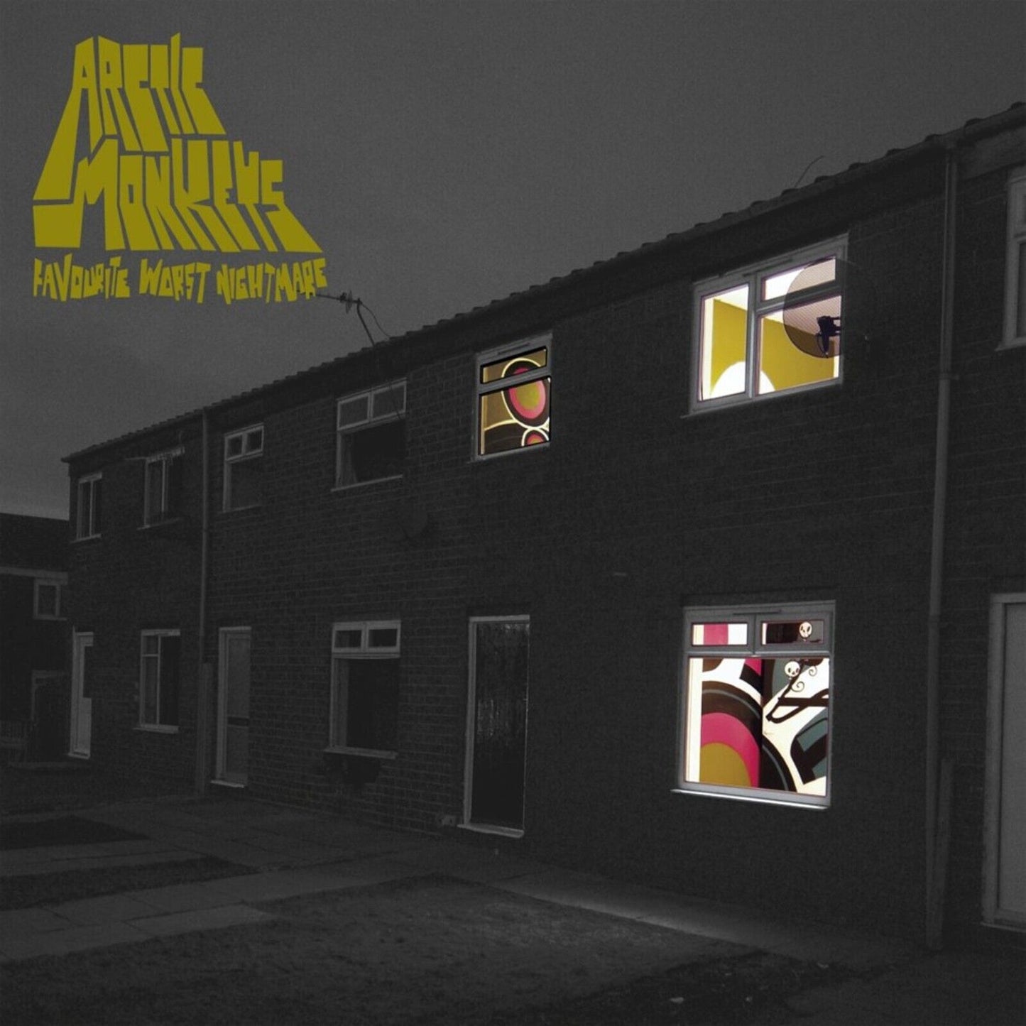 Arctic Monkeys Favourite Worst Nightmare Album Cover Art Indie Rock Music Poster Band Print