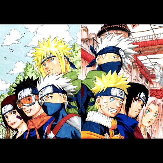 Naruto Team 7 Anime Poster Japanese Manga Art Wall Print