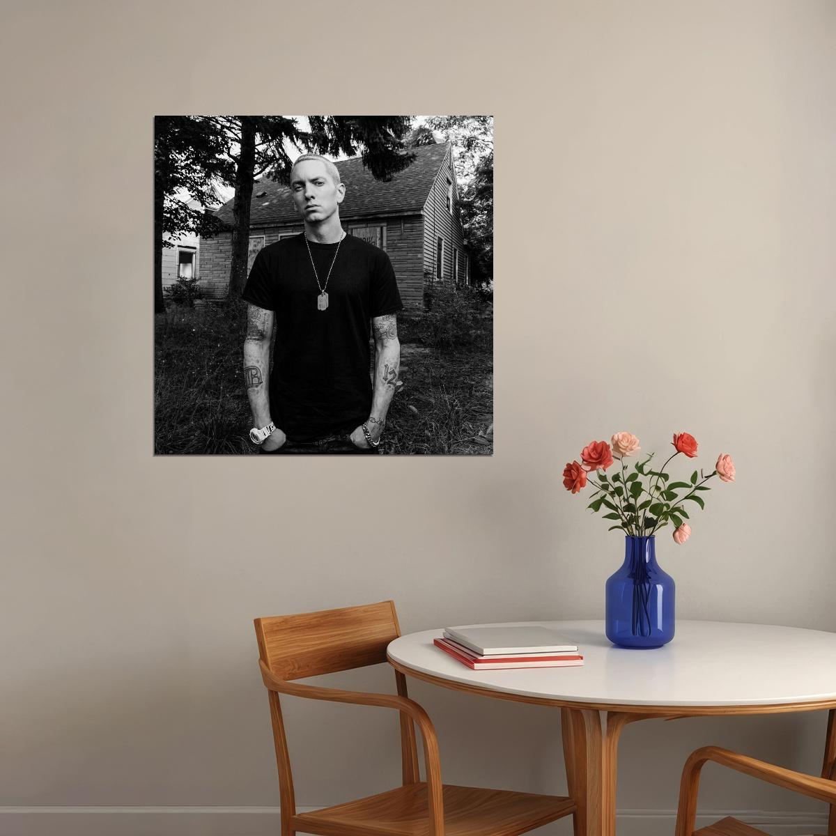 Eminem Poster Hip-hop Music Wall Art Rap Artist Print