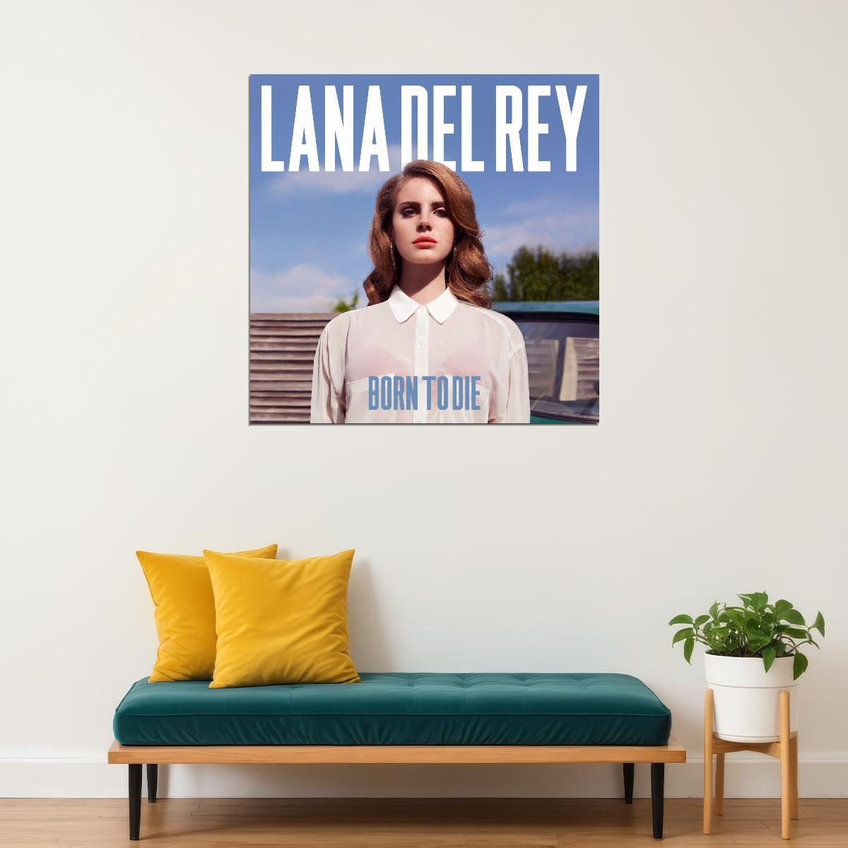 Lana Del Rey Born To Die Album Cover Art Music Poster Pop Singer Wall Print