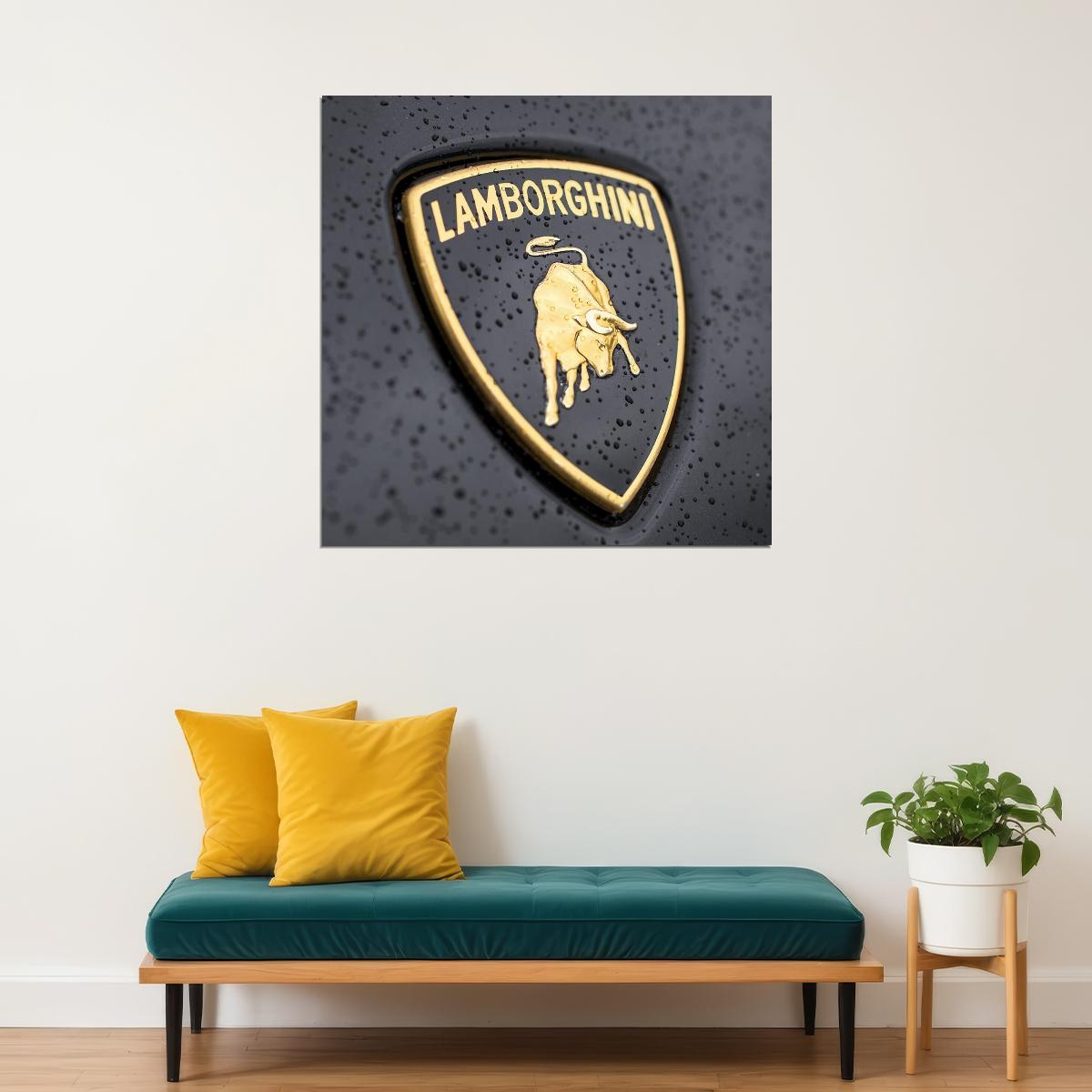 Lamborghini Car Poster Sports Supercar Wall Art