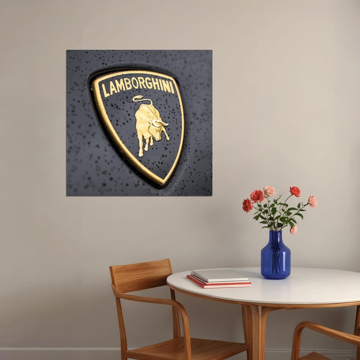 Lamborghini Car Poster Sports Supercar Wall Art